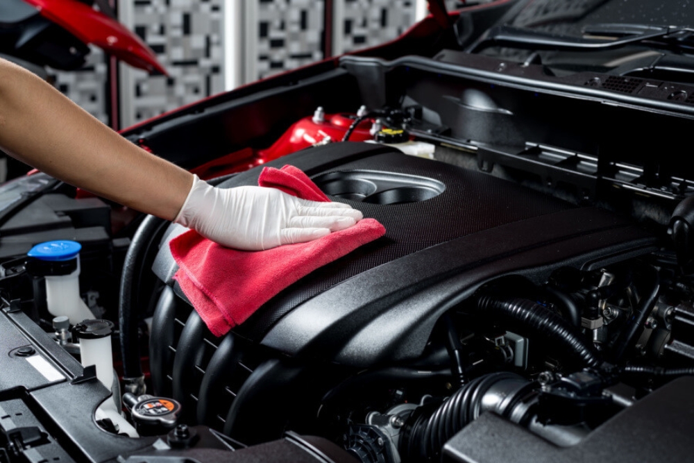 nettoyage moteur voiture